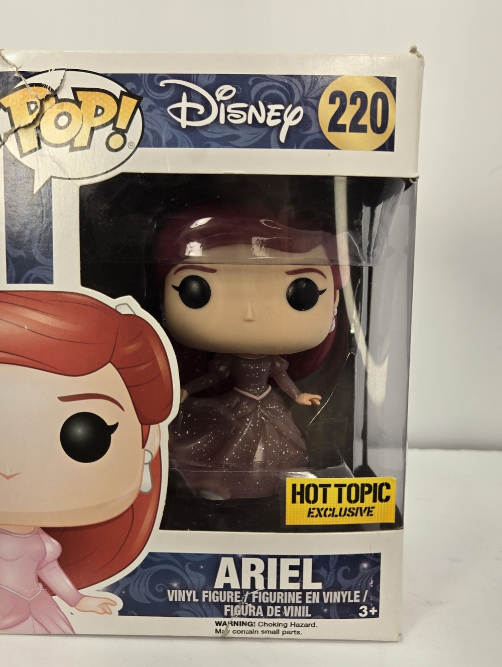 Funko POP! Disney The Little Mermaid Ariel Glitter Dress #220, Hot Topic Exclu